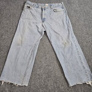 Vintage Y2K Calvin Klein Jeans Mens 40 Blue Light Wash Made in USA 90s Grunge